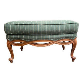 Vintage Ethan Allen French Country Ottoman For Sale