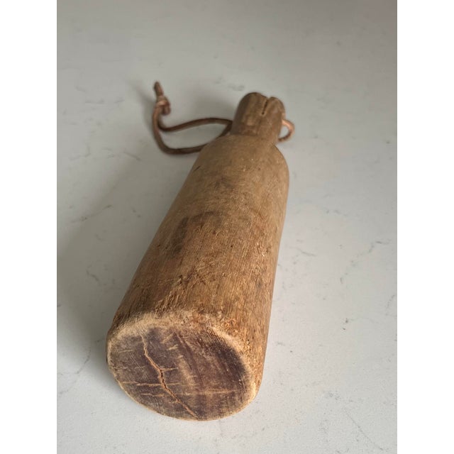 Early 20th Century Primitive Wooden Masher For Sale In Houston - Image 6 of 6