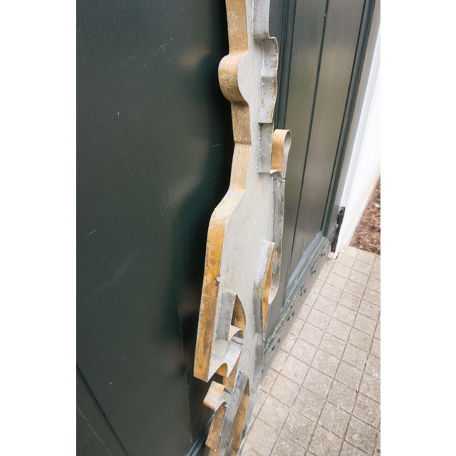 Stylized Metal Figures from France - A Pair For Sale - Image 11 of 13