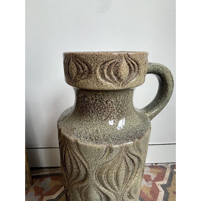Large Ceramic Onion Vase from Scheurich, West Germany For Sale - Image 3 of 9