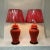 1960s Vintage Large Coral Porcelain Ginger Jar Lamps With Shades - a Pair For Sale - Image 12 of 12