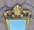 Spanish Giltwood Wall Mirror with Carved Crest, 1950s For Sale - Image 6 of 8