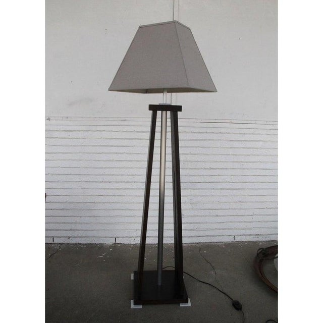 2000 - 2009 2000s Euclid Mission Style Floor Lamp by Mirak Furniture For Sale - Image 5 of 9