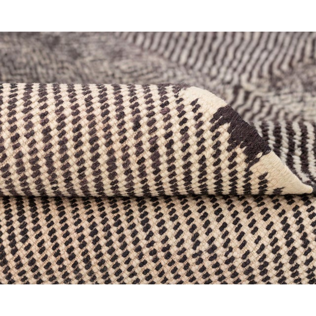 Hand-Knotted Wool Rug by Azele Studio For Sale - Image 4 of 10