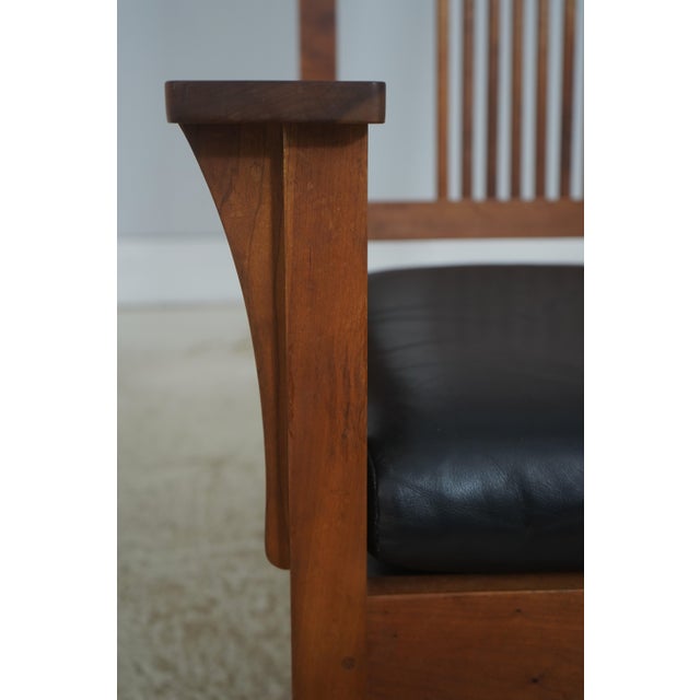 Stickley Mission Cherry Spindle Rocking Chair For Sale - Image 16 of 18