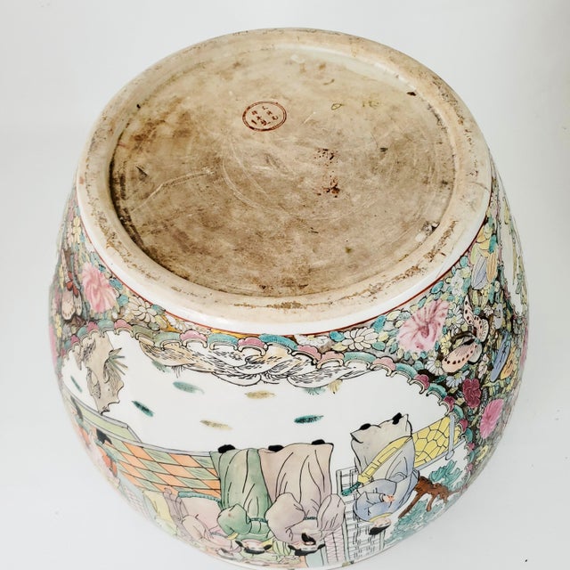 Planter Fishbowl Goldfish Gold Fish Bowl & Stand For Sale - Image 13 of 14