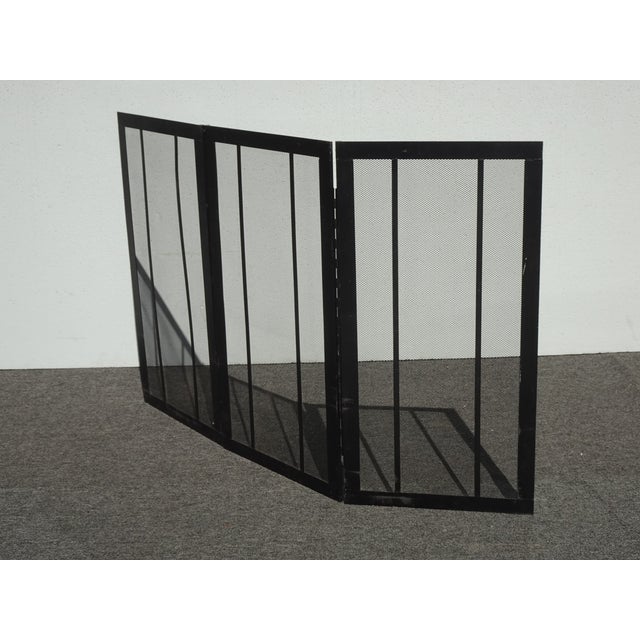 Gorgeous Fireplace Screen in Good Vintage Condition. Solid and Firm. Wear is usual for its age. Please study the photos...