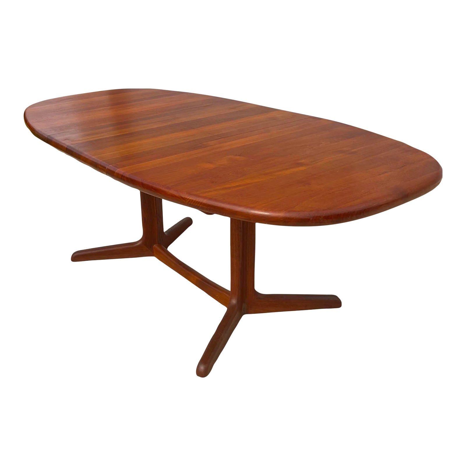 Extendable Teak Dining Table With Stow-Away Leaf by K D Furniture