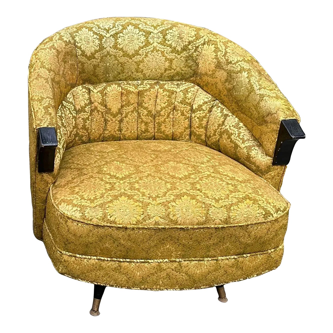 1940s Mid Century Barrel or Tub Chair Chairish