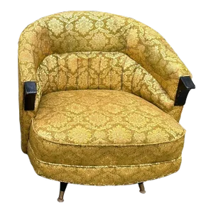 1940s Mid Century Barrel or Tub Chair