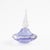 Vintage Light Purple Glass Perfume Bottle With Clear Stopper For Sale - Image 4 of 12