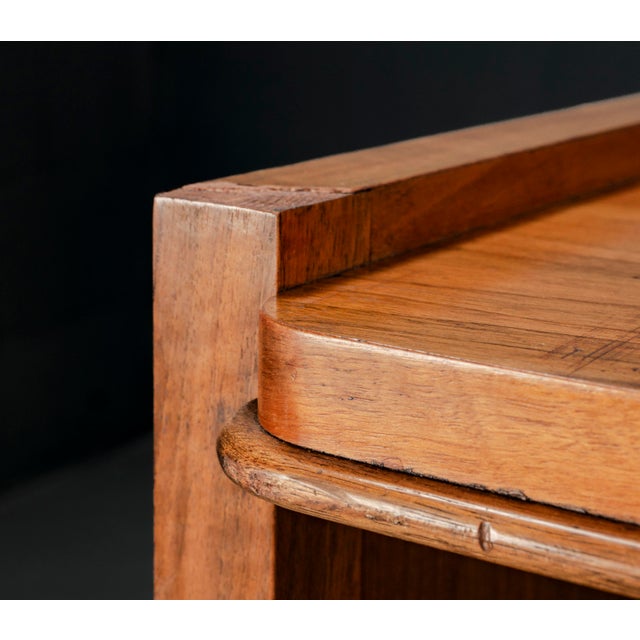 Art Deco Desk in Walnut by Bruno Paul for Veb Deutsche Werkstätten Hellerau, 1930s For Sale - Image 17 of 18