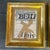 Set of two contemporary original collages by wayne Cunningham featuring his running man. Signed and framed. Each measure...