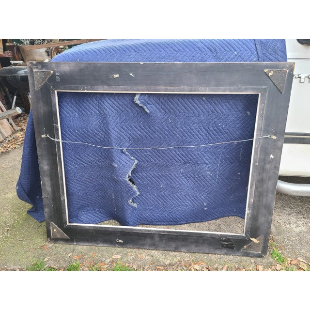 Vintage Traditional Wooden Picture Frame For Sale - Image 4 of 12