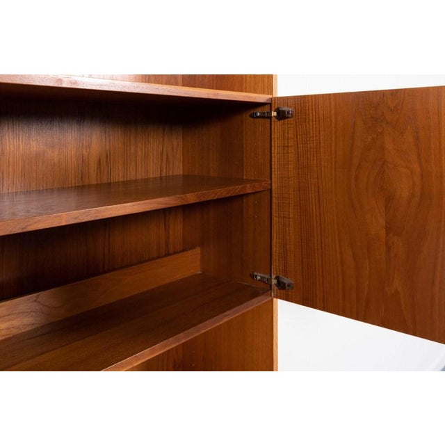 Vintage Danish Teak Veneer Cabinet, 1970s For Sale - Image 3 of 9