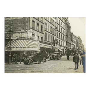Paris, Faubourg Du Temple, Silver Gelatin Black and White Photography, 1926