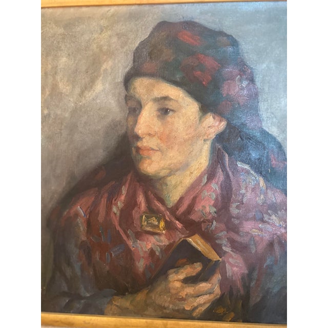 Figurative Museum Quality Vintage Portrait Painting Taras Shevchenko For Sale - Image 3 of 11