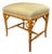 Mid-20th Century Chinese Chippendale Faux Bamboo Stool For Sale