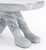 Contemporary Gray Marble Seated Figure Form Cake Stand For Sale - Image 3 of 7
