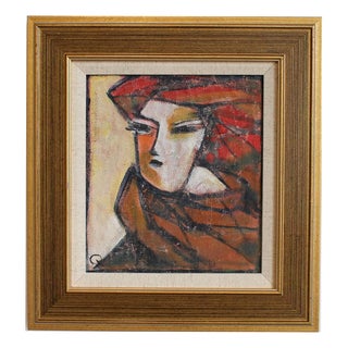 Hidden Portaits II, 1980s, Acrylic on Canvas, Framed For Sale