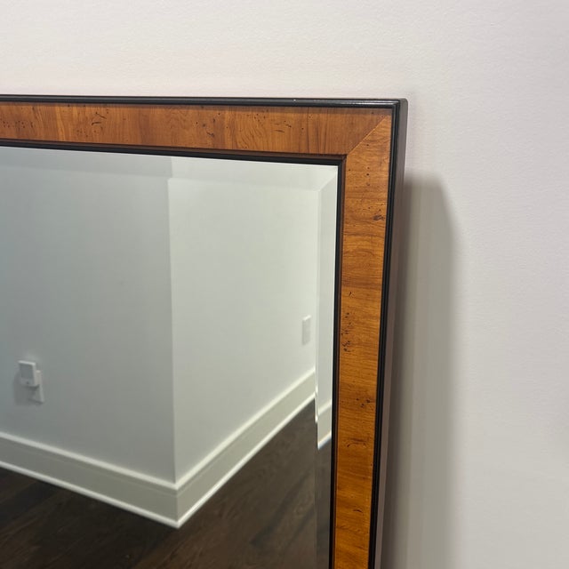 Late 20th Century Late 20th Century Yew Wood Mirror From the Yorkshire Collection by Drexel Heritage For Sale - Image 5 of 8