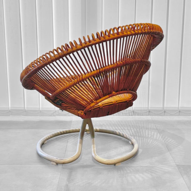 Mid-Century Modern Swivel Easy Chair from Göte Möbler, Sweden, 1960s For Sale - Image 10 of 18