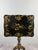 19th Century Napoleon III Folding Table in Black Lacquered Wood with Gilt Decoration For Sale - Image 4 of 11