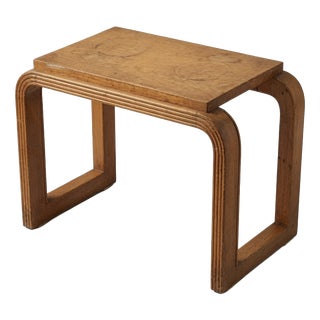Oak Stool by Osvaldo Borsani, 1940s For Sale