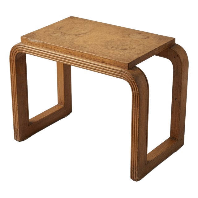 Oak Stool by Osvaldo Borsani, 1940s For Sale