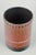 Sylvia Leuchovius for Rörstrand Vase, mid-20th century. Cylindrical hand-thrown stoneware vase with warm reddish-brown...