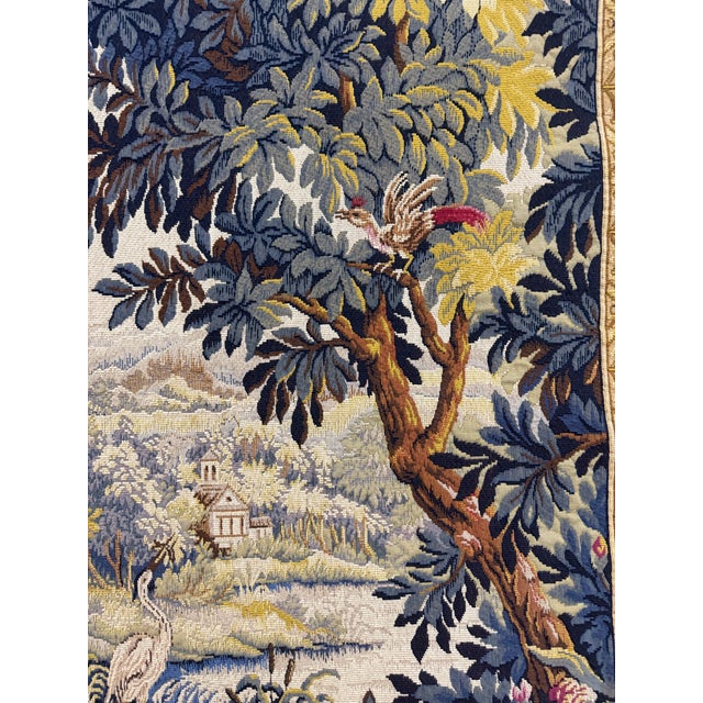 French Le Lignon French Verdure Tapestry For Sale - Image 3 of 4