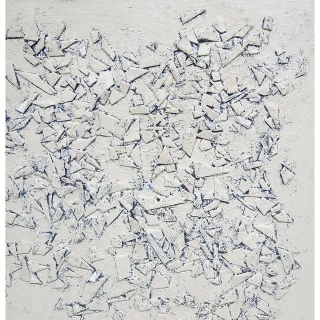 Contemporary 39' X 39' Extra Large Butter Yellow Original Oil Painting by Diane Grant For Sale - Image 3 of 8