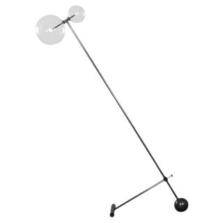 Zosia Black Gunmetal Floor Lamp by Schwung For Sale