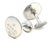 Silver 1990s Pair of Authentic Gucci Estate Mens Cufflinks Sterling Silver For Sale - Image 8 of 8