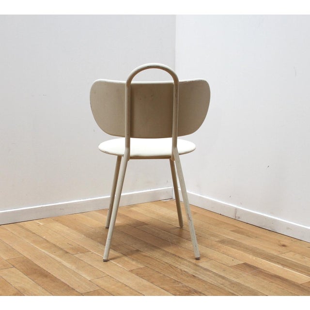 Ivory Vintage Bib Chairs by Margaux Keller, Set of 4 For Sale - Image 8 of 11