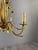 Metal Gilded Metal Chandelier, Italy, 1950 For Sale - Image 7 of 12