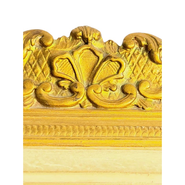 19th Century French Pastoral Landscape Oil Painting in Ornate Giltwood Frame For Sale - Image 11 of 17