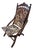 Late 19th Century Victorian Eastlake Carved Wood Folding Parlor Chair For Sale
