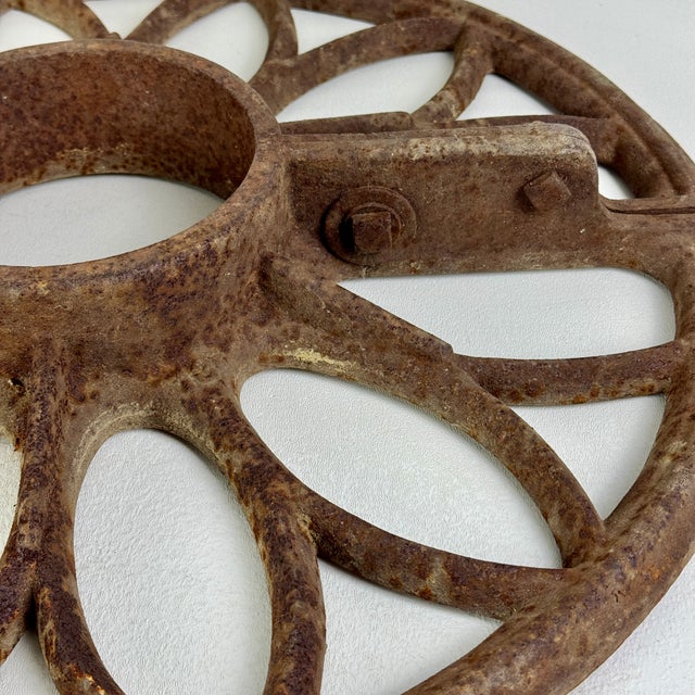 Antique Cast Iron Circular Tree Root Guards, 20" Diameter For Sale In New York - Image 6 of 6