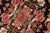 Shabby Chic 1990's Pak-Persian Black/Pink Wool Rug - 6'2'' X 9'2'' For Sale - Image 4 of 9
