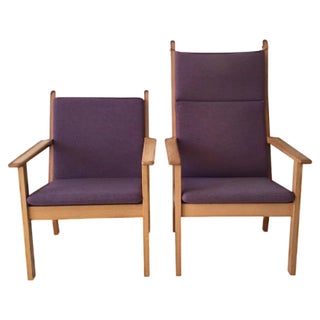 Set of Chairs by Hans Wegner for Getama, 1980s For Sale