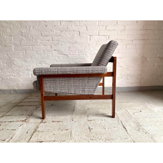 Vintage Italian Nordic Style Chair, 1960s For Sale - Image 4 of 13