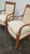 French Pair of Vintage French Empire Style Dolphin Carved Walnut Armchairs With Down Cushions For Sale - Image 3 of 18