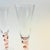 Contemporary Pink Spiral Stem Champagne Flutes - Set of 2 For Sale - Image 3 of 6
