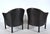 Leather Model MH80 Queen Chairs by Lars Kalmar for Mogens Hansen, Denmark, 1970s, Set of 2 For Sale - Image 6 of 18