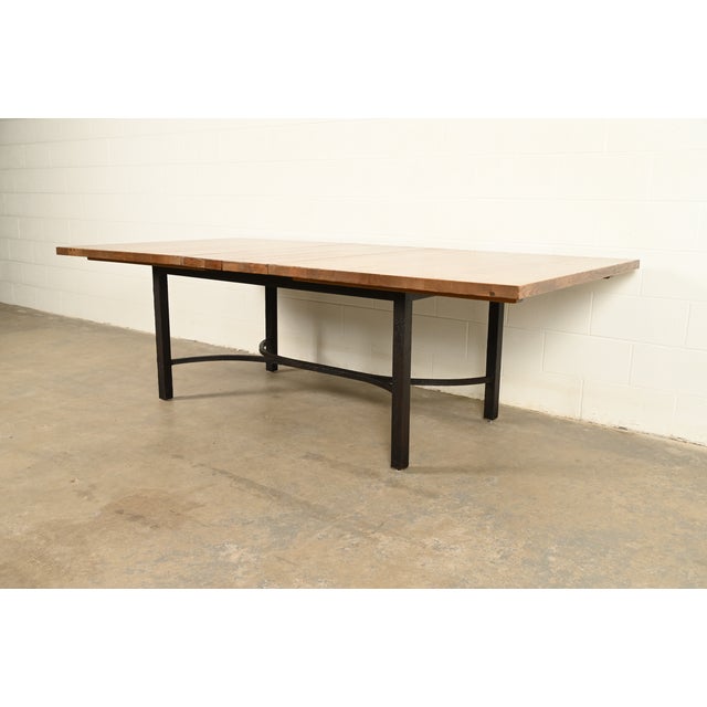 L. & J.G. Stickley, Inc. L. & J. G. Stickley Mission Oak Arts & Crafts Extension Dining Table For Sale - Image 4 of 17