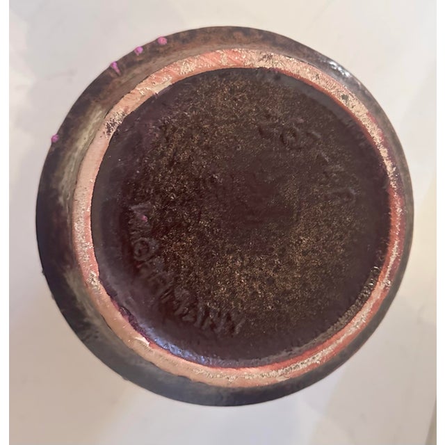 West German Lava Glaze Vase For Sale - Image 9 of 9