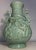 1970s Vintage Large Celadon Dragon Urn/Vase With Peacock Handles For Sale - Image 10 of 10