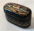 Folk Art Vintage Russian Hand Painted Laquered Wood Trinket Box For Sale - Image 3 of 11