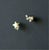 Not Yet Made - Made To Order 14k Solid Gold Japanese Asymmetric Star Women Modern Diamond Stud Earrings - 2 Pieces For Sale - Image 5 of 10